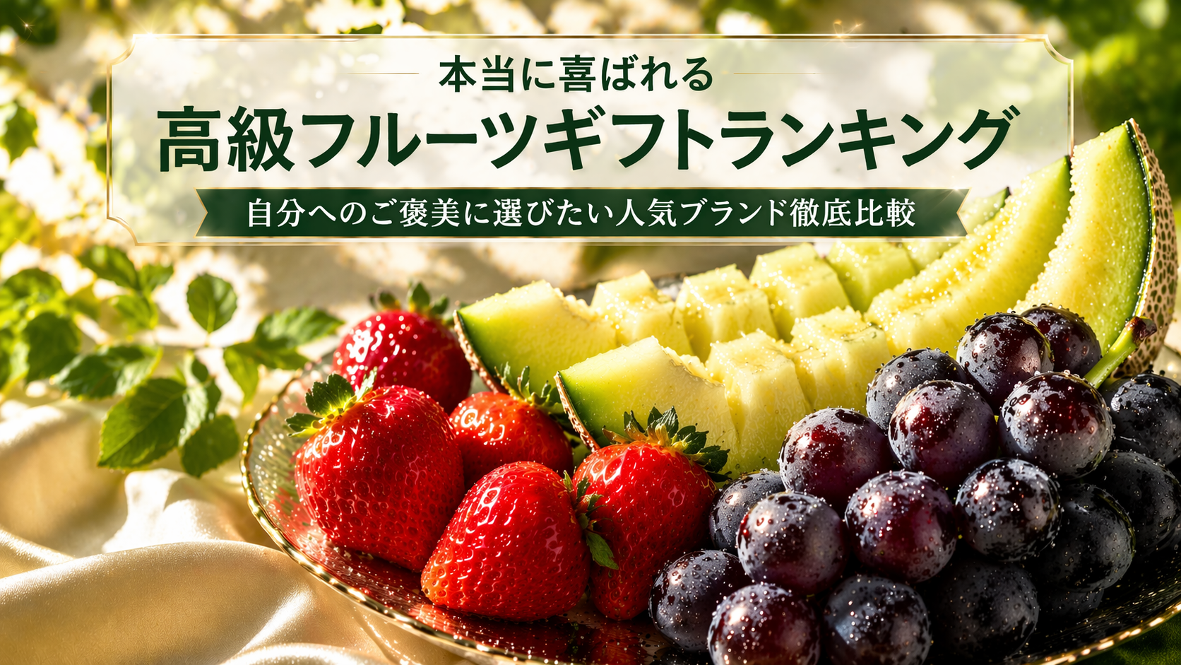 本当に喜ばれる高級フルーツギフトランキング｜自分へのご褒美に選びたい人気ブランド徹底比較