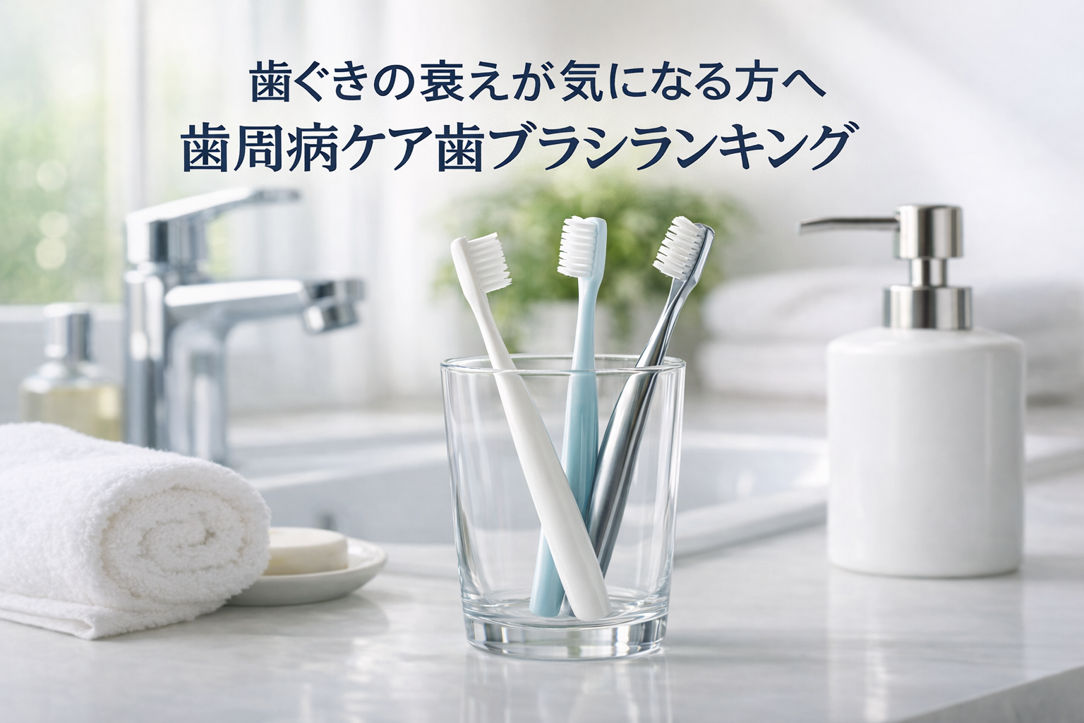 【歯ぐきの衰えが気になる方へ】歯周病ケア歯ブラシランキング