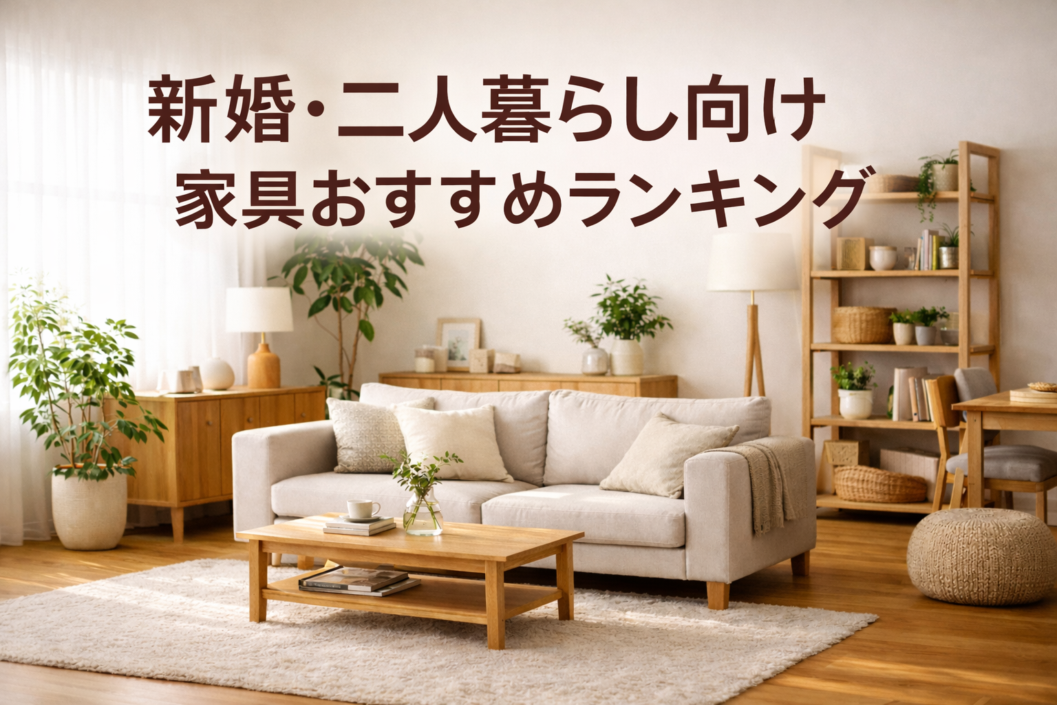 新婚・二人暮らし向け家具おすすめランキング｜コスパとデザインで選ぶならENENが最適